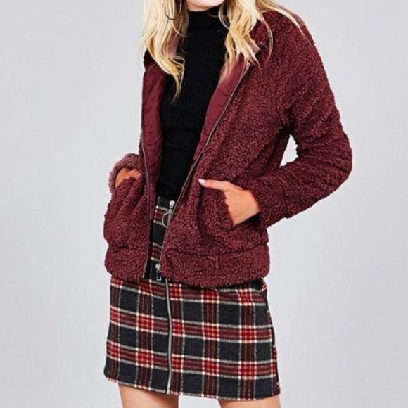 SO SOFT (black color) and Cozy Fur Zip Up Jacket - Picture 3 of 4